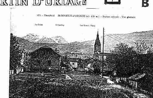 Ville de SAINTMARTIND\'URIAGE Carte postale ancienne