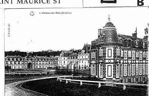 Ville de SAINTMAURICESAINTGERMAIN Carte postale ancienne