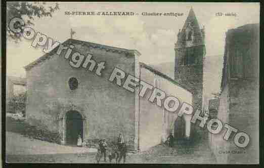 Ville de SAINTPIERRED\'ALLEVARD Carte postale ancienne