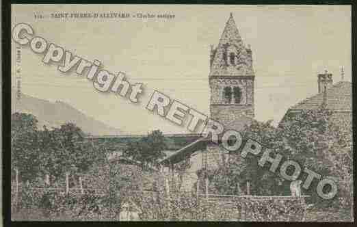 Ville de SAINTPIERRED\'ALLEVARD Carte postale ancienne