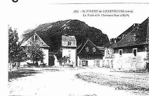 Ville de SAINTPIERREDECHARTREUSE Carte postale ancienne