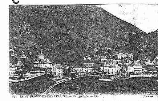 Ville de SAINTPIERREDECHARTREUSE Carte postale ancienne