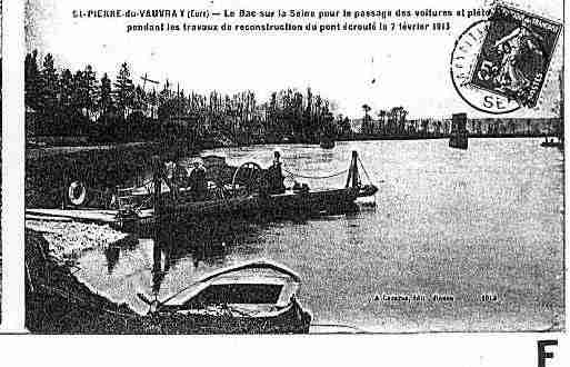 Ville de SAINTPIERREDUVAUVRAY Carte postale ancienne