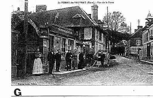 Ville de SAINTPIERREDUVAUVRAY Carte postale ancienne