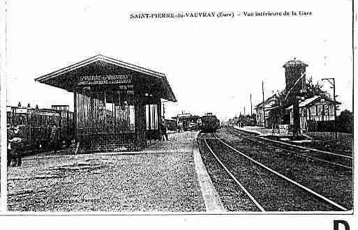 Ville de SAINTPIERREDUVAUVRAY Carte postale ancienne