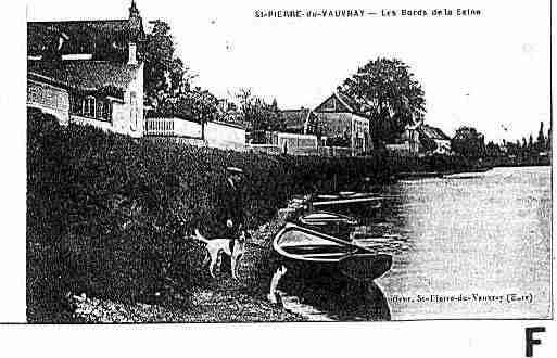 Ville de SAINTPIERREDUVAUVRAY Carte postale ancienne