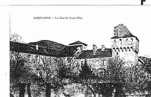 Ville de SAINTPONSDETHOMIERES Carte postale ancienne