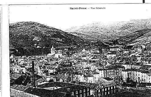 Ville de SAINTPONSDETHOMIERES Carte postale ancienne