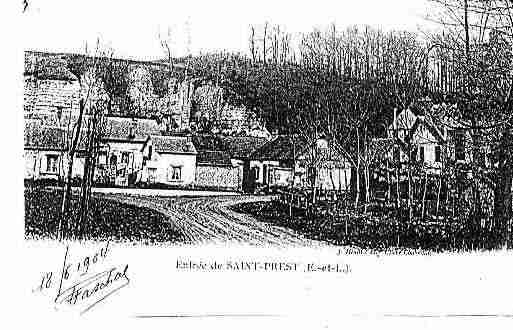 Ville de SAINTPREST Carte postale ancienne