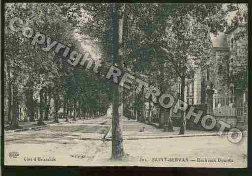 Ville de SAINTSERVAN Carte postale ancienne