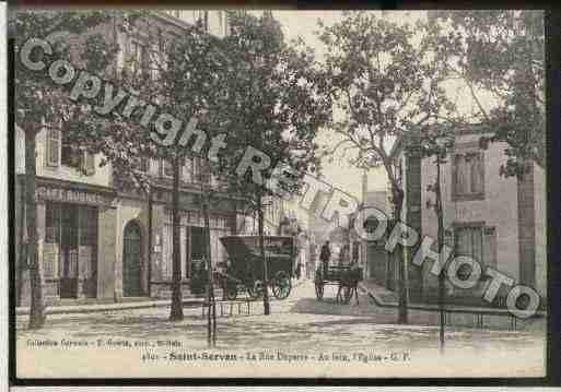 Ville de SAINTSERVAN Carte postale ancienne