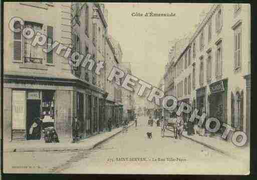 Ville de SAINTSERVAN Carte postale ancienne