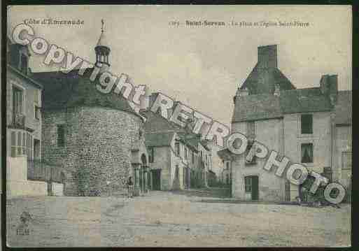 Ville de SAINTSERVAN Carte postale ancienne