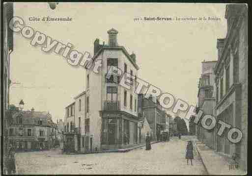 Ville de SAINTSERVAN Carte postale ancienne