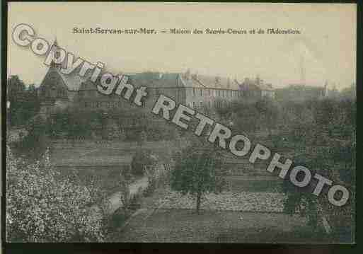 Ville de SAINTSERVAN Carte postale ancienne