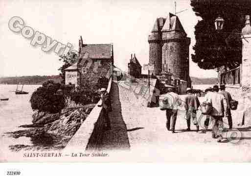 Ville de SAINTSERVAN Carte postale ancienne