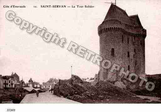 Ville de SAINTSERVAN Carte postale ancienne