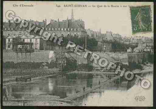 Ville de SAINTSERVAN Carte postale ancienne