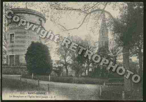 Ville de SAINTSERVAN Carte postale ancienne