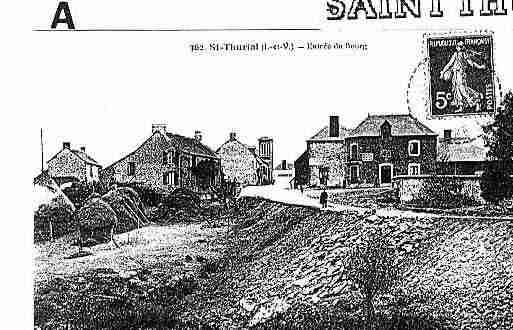 Ville de SAINTTHURIAL Carte postale ancienne