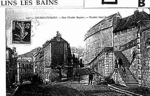 Ville de SALINSLESBAINS Carte postale ancienne