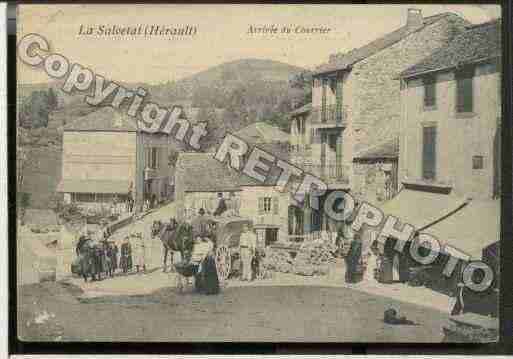 Ville de SALVETATSURAGOUT(LA) Carte postale ancienne