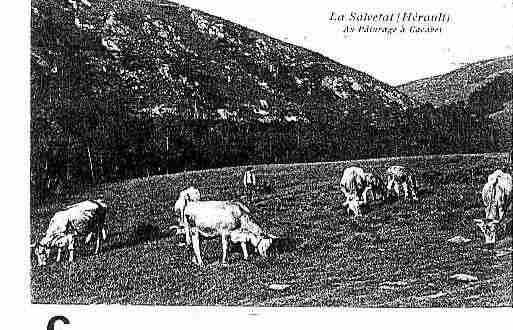 Ville de SALVETATSURAGOUT(LA) Carte postale ancienne