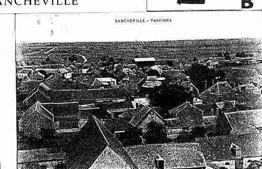 Ville de SANCHEVILLE Carte postale ancienne