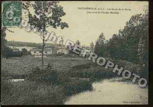 Ville de SAULNIERES Carte postale ancienne