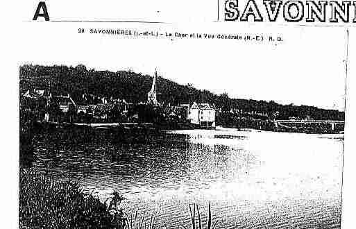 Ville de SAVONNIERES Carte postale ancienne