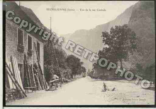 Ville de SECHILIENNE Carte postale ancienne