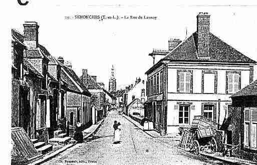 Ville de SENONCHES Carte postale ancienne