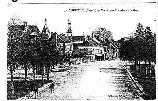 Ville de SENONCHES Carte postale ancienne