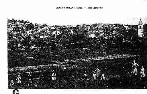 Ville de SOLEYMIEU Carte postale ancienne