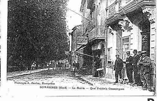 Ville de SOMMIERES Carte postale ancienne