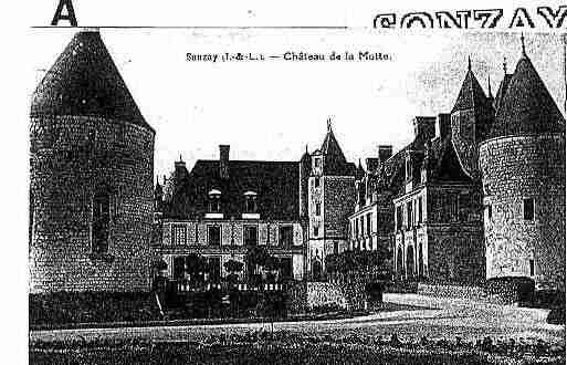 Ville de SONZAY Carte postale ancienne