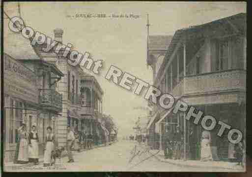 Ville de SOULACSURMER Carte postale ancienne