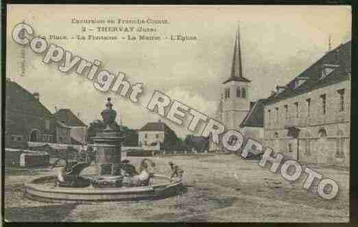 Ville de THERVAY Carte postale ancienne