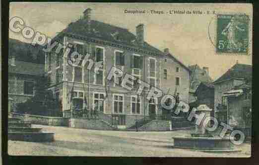 Ville de THEYS Carte postale ancienne