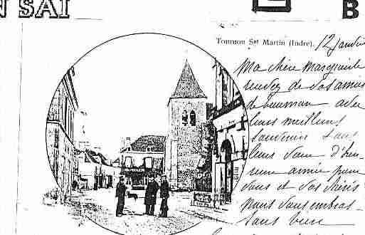 Ville de TOURNONSAINTMARTIN Carte postale ancienne