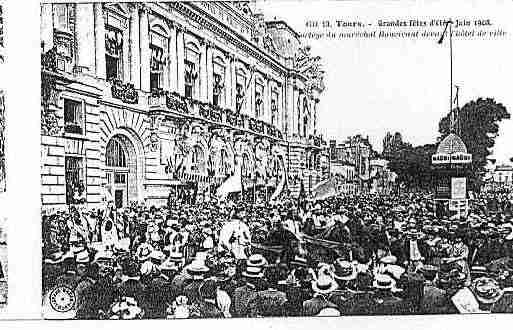 Ville de TOURS Carte postale ancienne