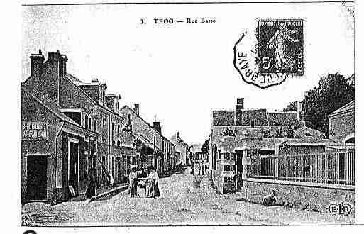 Ville de TROO Carte postale ancienne