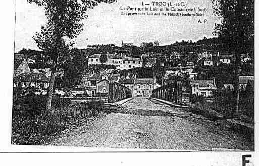 Ville de TROO Carte postale ancienne