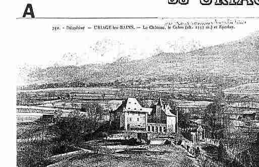 Ville de URIAGELESBAINS Carte postale ancienne