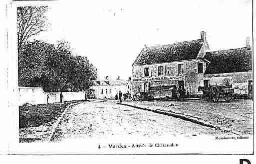 Ville de VERDES Carte postale ancienne