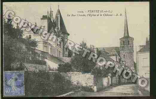 Ville de VERETZ Carte postale ancienne