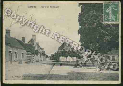 Ville de VERNOUSURBRENNE Carte postale ancienne