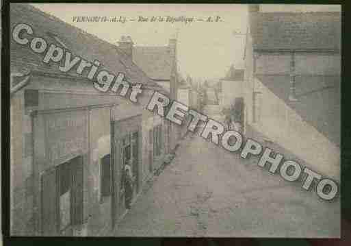 Ville de VERNOUSURBRENNE Carte postale ancienne