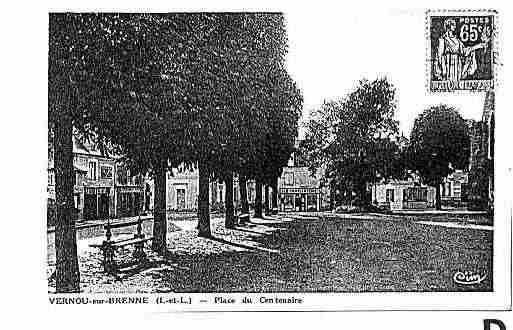 Ville de VERNOUSURBRENNE Carte postale ancienne