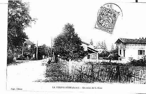 Ville de VERPILLIERE(LA) Carte postale ancienne